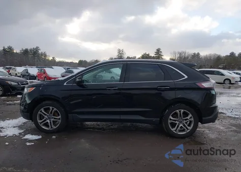 2017 Ford Edge Titanium from USA, damaged, VIN 2FMPK4K91HBB98380